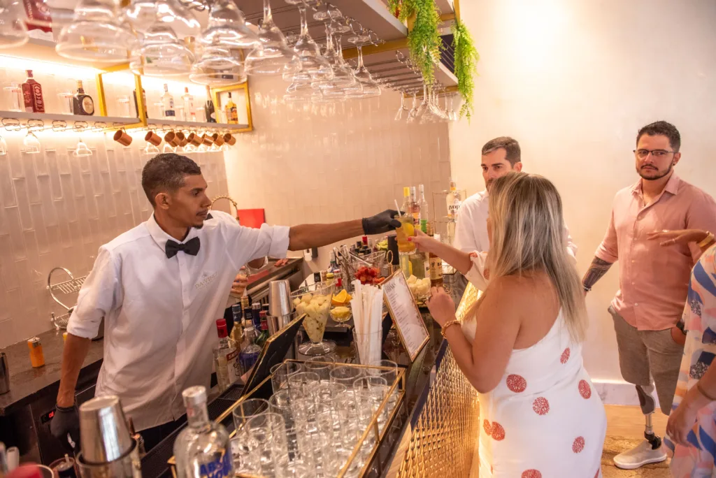 O bar entrega qualidade à sua festa